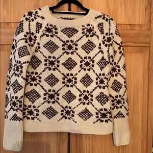Hand Knit fair Isle Sweater by American Eagle. Sz M EUC